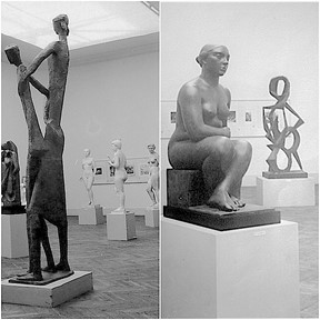 Μπιενάλε Βενετίας 1956, άποψη από το Ελληνικό Περίπτερο